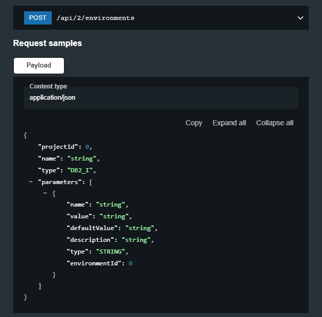 DATPROF Runtime API Request Samples Environments.png