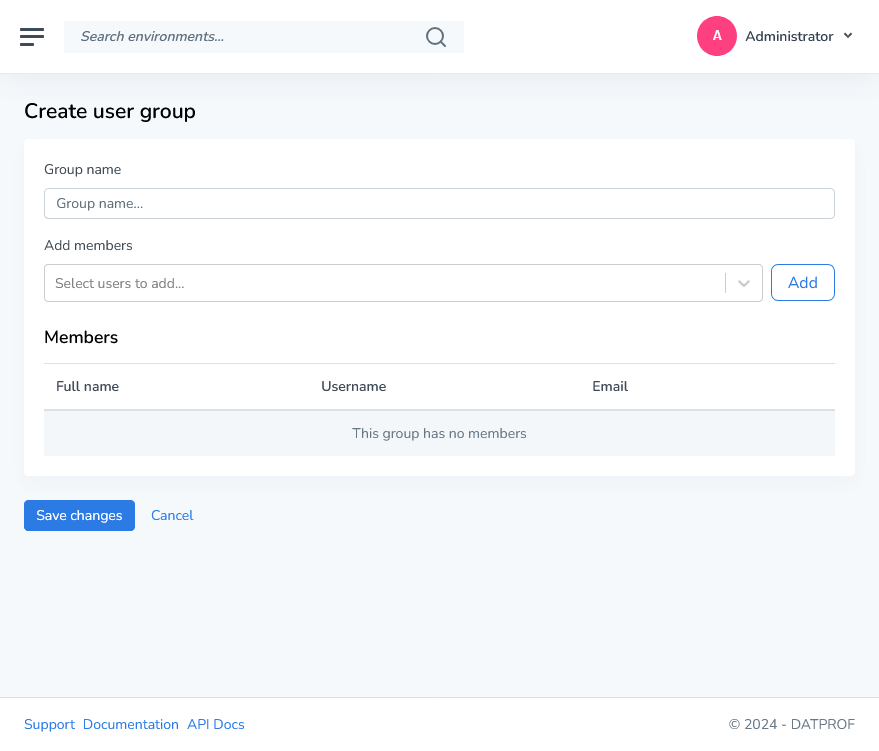 DATPROF Runtime Create user group.png