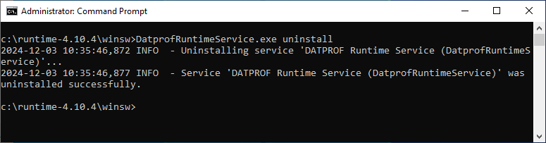 DATPROF Runtime as a windows service uninstall.PNG