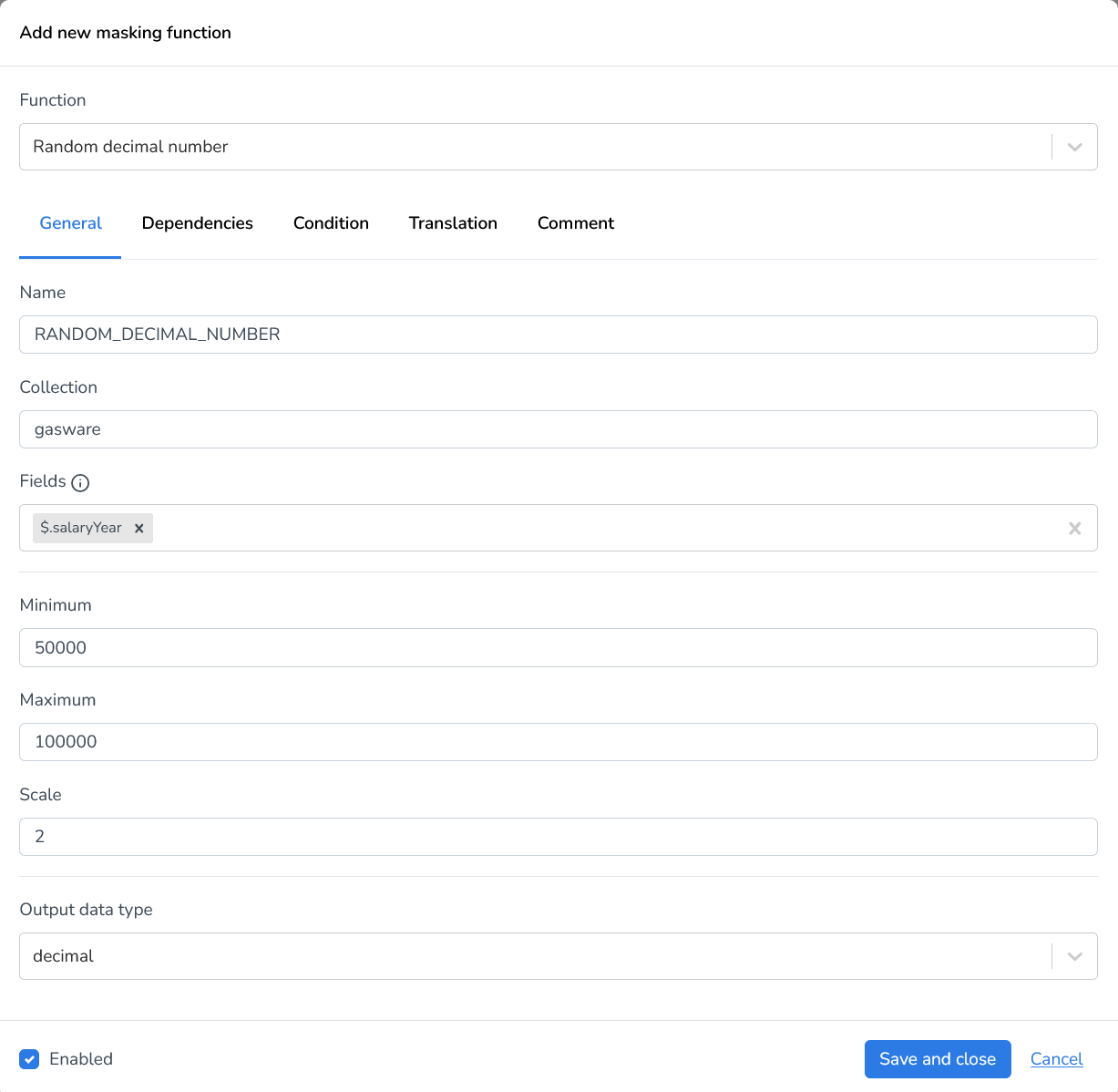 DATPROF Runtime MongoDB Random Decimal Number Function.png