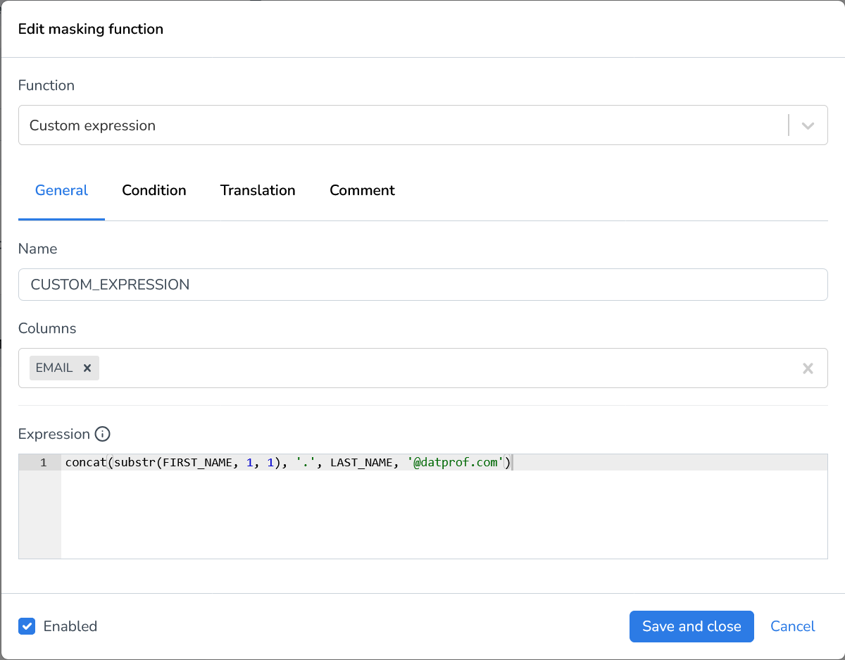 DATPROF Runtime File Masking Custom Expression 1.png