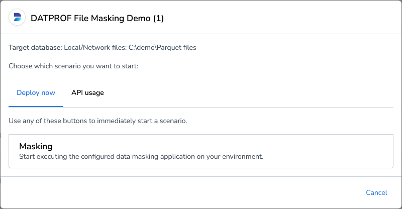 DATPROF Runtime File Masking Deploy Now.png
