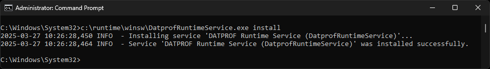 DATPROF Runtime Install Service.png
