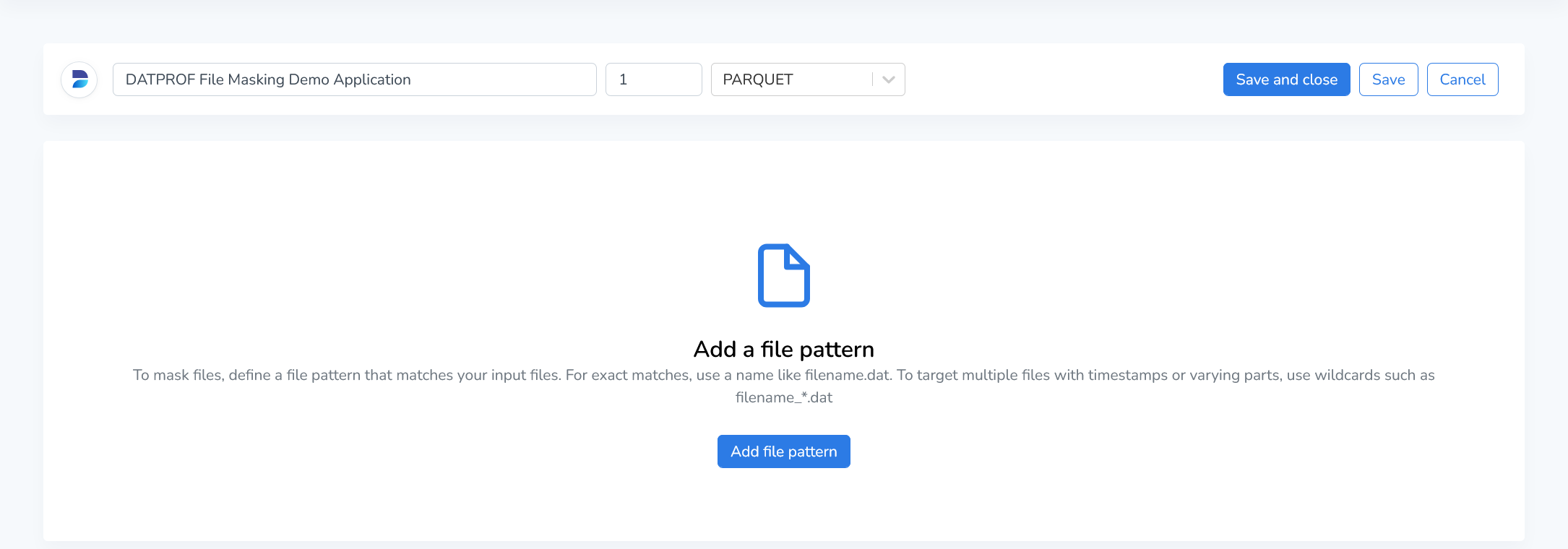 DATPROF Runtime File Masking Application.png