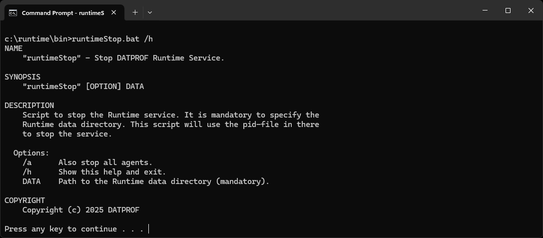 DATPROF Runtime Bat Stop Help Menu.png
